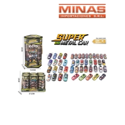 AUTITOS DE METAL A FRICCION X 12 UND.