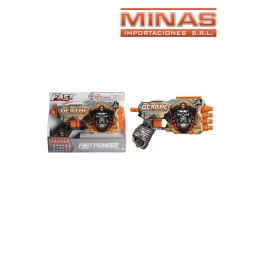 ARMA FAST PIONEER PIRATA 23 CM + 12 DARDOSDE GOMA EVA.