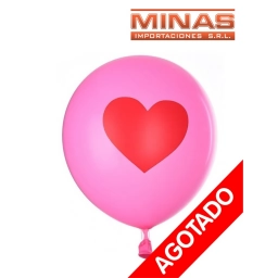 GLOBOS CORAZON X 10PCS.