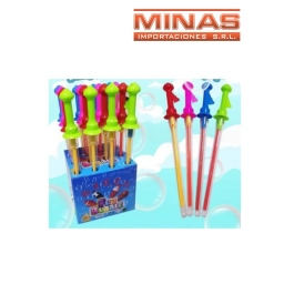 BURBUJERO DE POMPA GIGANTE ,45 CM X 16 UND, $ 45 C/U.