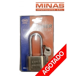 CANDADO DE HIERRO EN BLISTER 40MM