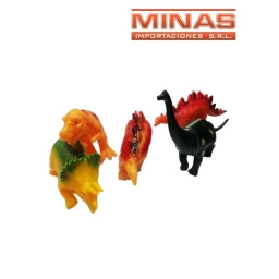 DINOSAURIOS CON CHIFLE 1 PCS 18 CM