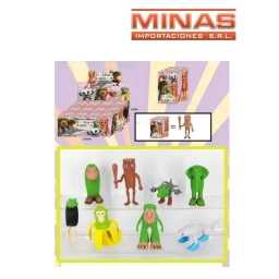 MUECOS MEMES DE 9 CM X 12 UND, $ 100 CU.