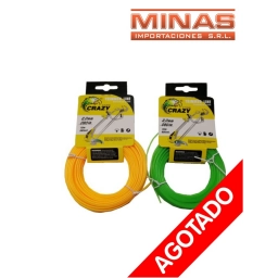 TANZA PARA CORTAR PASTO 2MM 15M REDONDA