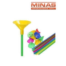 SOPORTE PARA GLOBO DE 42 CM X 10 PCS.