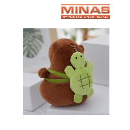 LLAVERO PELUCHE X 12 CM, CAPIBARA.