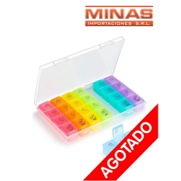 PASTILLERO SEMANAL, 4 TOMAS AL DIA.