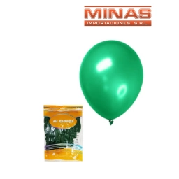GLOBOS   X 50 UND,VERDE ESMERALDA.