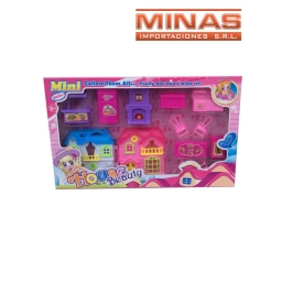 JUEGO DE CASITA PARA MUECAS 42 X 26 CM