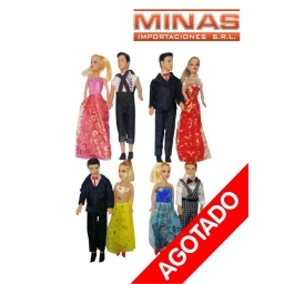 PAREJA DE JUGUETE 32 X 16 CM