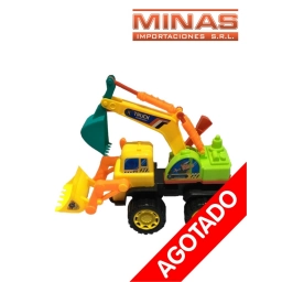 MAQUINA RETROEXCAVADORA,  36 CM X 28 CM,