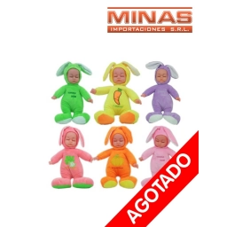 BEBOTE X 42 CM, CON OREJITAS Y SONIDO.