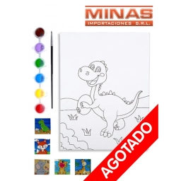 LIENZO + PINTURAS,13 CM X 18 CM,SURTIDOS