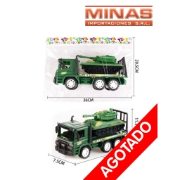 CAMION CON TANQUE DE GUERRA
