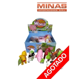 ANIMALES DE GRANJA 23 CM $230 CU X 12 PCS.