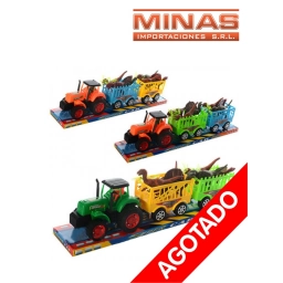 CAMIN CON DINOSAURIOS A FRICCION 52 X 14 CM