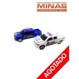 AUTO DE POLICIA DOS COLORES 25 X 40 CM