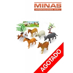 ANIMALES DE GRANJA 8 PCS