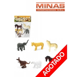SET DE ANIMALES 6 PCS