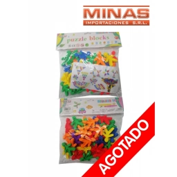 JUEGO DIDACTICO MUECOS ,DE ENCASTRE X 500 GR.