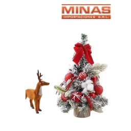 ARBOLITO DECORADO X 50 CM, UNICO COLOR