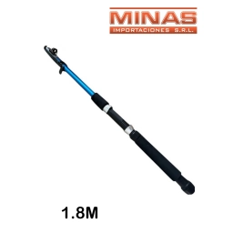 CAA DE PESCAR TELESCOPICA PLEGABLE 1.8M