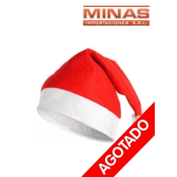 GORRO DE PAPA NOEL , DE FIELTRO,SENCILLO.
