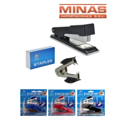 GRAPADORA + GRAPAS + QUITA GRAPAS.