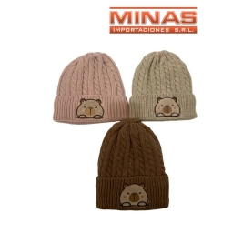 GORRO DE LANA 3 COLORES