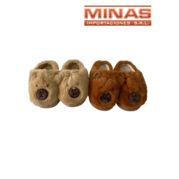 PANTUFLAS CAPIBARA 3 TALLES (2829 3031 3233)