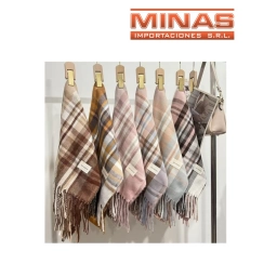 BUFANDA PARA DAMA VARIOS COLORES 200 X 70 CM