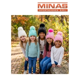 GORRO PARA NI�A 4 COLORES