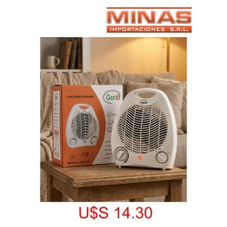 CALOVENTILADOR GERAT 1.0002.000 W,CON INTERRUPTOR DE CAIDA.