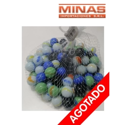 BOLITAS  EN RED X 500 GR,DE COLORES.