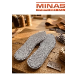 PLANTILLAS DE CORDERITO GRUESA X 10 PARES (35 AL 44), $ 30 EL PAR.