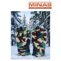 GUANTES DOBLE POLAR CAMUFLADOS,SPORT.