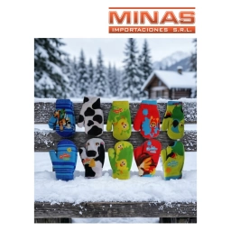 GUANTES DE NI�OS GRANJA 4 DISE�OS $94,90 CU