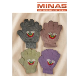 GUANTES INFANTILES  X 12 PARES, ARCOIRIS, $ 75 CU.