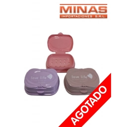 JABONERA COLORES SURT. 13 CM X 10 CM.