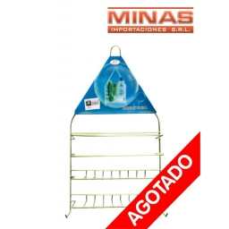 SOPORTE MET�LICO PARA BA�O 25X8X46CM