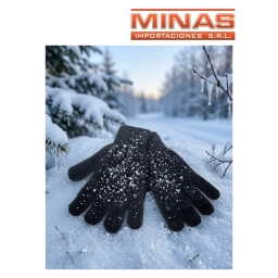 GUANTES  PARA  ADULTO MAGICOS, NEGROS, C/U $ 25.