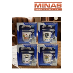 TAZA PARA PAP� CUCHARA Y PLATO 4 MODELOS