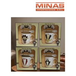 TAZA PARA PAP� CUCHARA Y PLATO 4 MODELOS