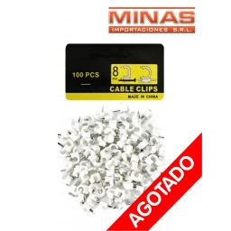 BOLSA X 100 GRAPAS PARA CABLE DE 8
