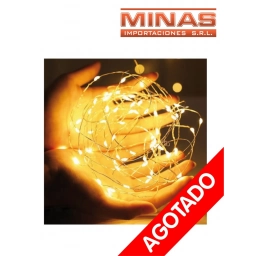 LUZ LUCIERNAGA BLANCA, CALIDA X 100 LED, 220 V.