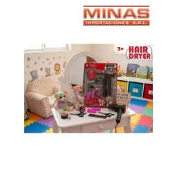 SECADOR IONICO + 6 ACCESORIOS DE PELUQUERIA