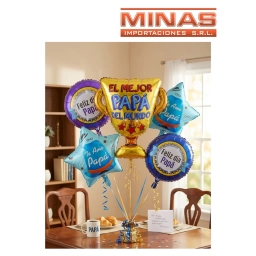 GLOBO EL MEJOR PAPA 5 PCS