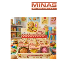 SQUISHY HAMBURGUEZA 12 PCS $85 CU