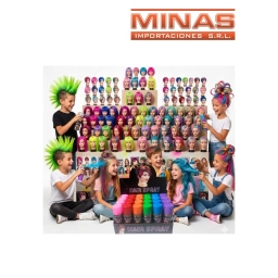 PINTURA PARA PELO 6 COLORES