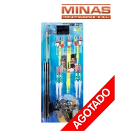 CA�A TELESCOPICA XT1000 + REEL+ 90 ANZUELOS + 15 FLOTADORES +10  TOPES.